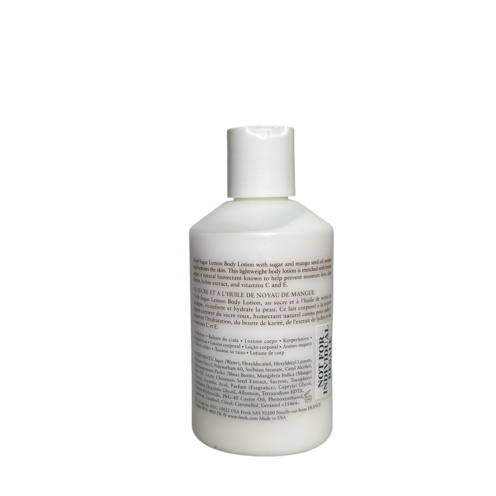 Fresh Sugar Lemon Body Lotion with Sugar and Mango Seed Oil 10 Fl oz - Picture 4 of 4